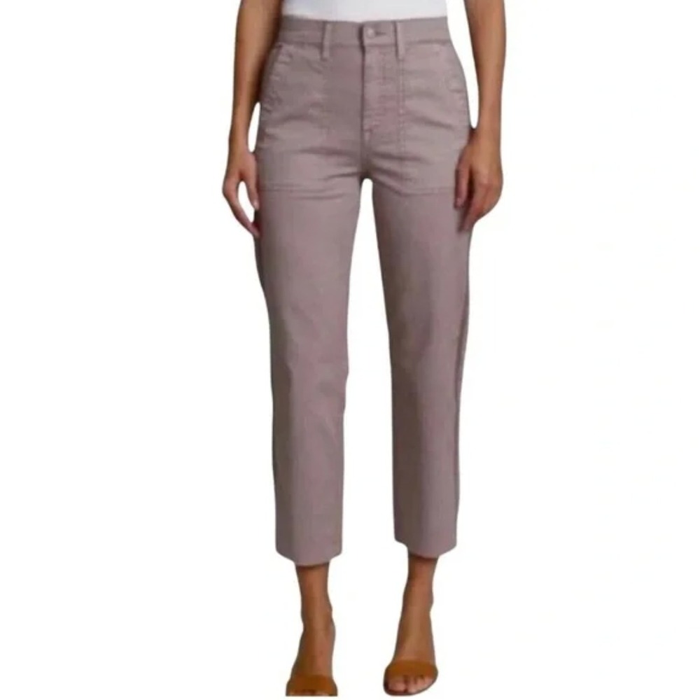 Pistola Mara Straight Leg Capri Utility Pants in Mauve Purple Size 29